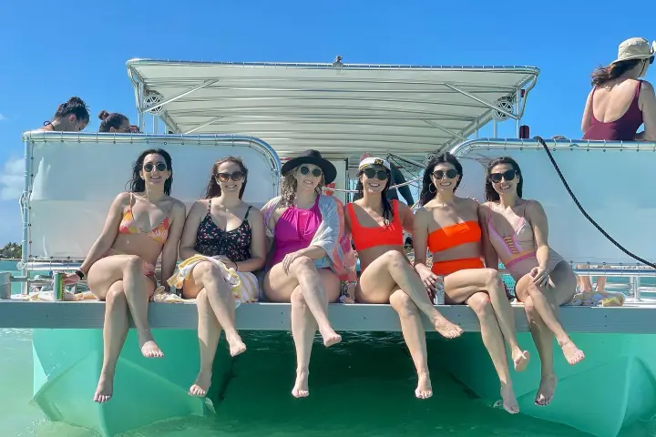 a group of people posing for the camera